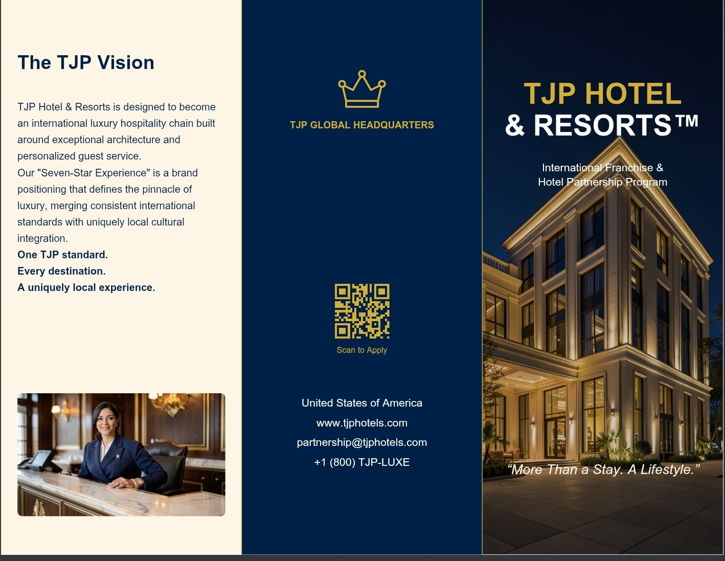 Hotel venture brochure